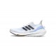 Adidas Ultra Boost 2021 White Ice Blue For Men Running Shoes GZ7120