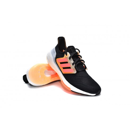 Adidas Ultra Boost 2022 Black Red Orange For Men Running Shoes GX5464