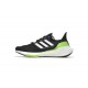 Adidas Ultra Boost 2022 Black Solar Green For Men Running Shoes GX6640