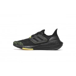 Adidas Ultra Boost 2022 Black Solar Yellow For Men Running Shoes GX5915 