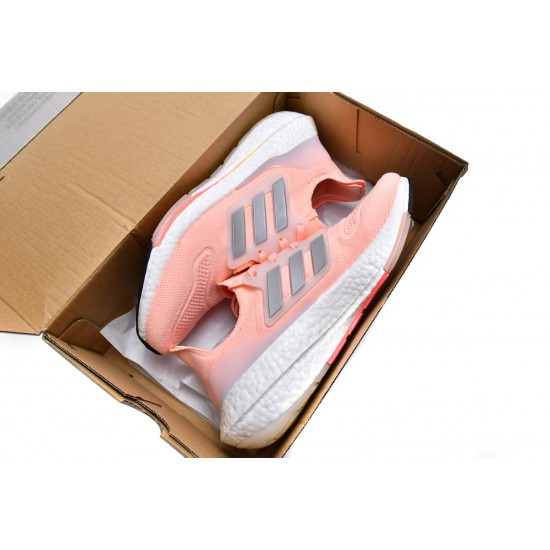 Adidas Ultra Boost 2022 Grey Pink For Women Running Shoes HR1030