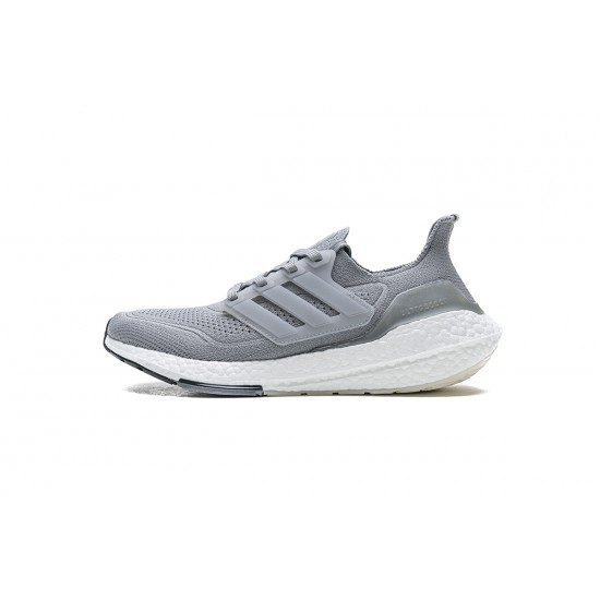 Adidas Ultra Boost 2022 Light Grey White For Men Running Shoes FY0381