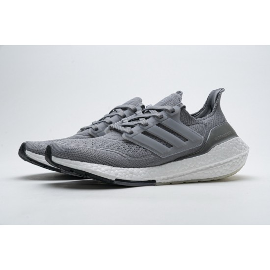 Adidas Ultra Boost 2022 Light Grey White For Men Running Shoes FY0381