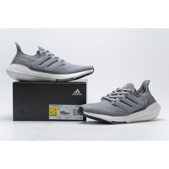 Adidas Ultra Boost 2022 Light Grey White For Men Running Shoes FY0381