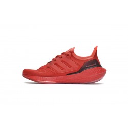 Adidas Ultra Boost 2022 Vivid Red Black For Women And Men Shoes GX5462 