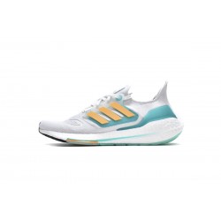 Adidas Ultra Boost 2022 White Blue Turqoise For Men Shoes GX5463 