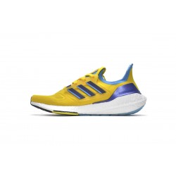 Adidas Ultra Boost 2022 Yellow Blue For Men Running Shoes GW1710  