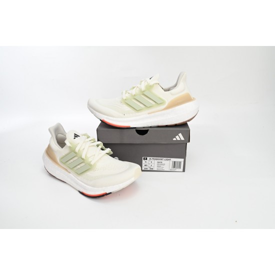 Adidas Ultra Boost 2023 Beige Light Green For Women Running Shoes HQ8338