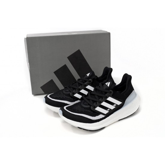 Adidas Ultra Boost 2023 Black And White For Women And Men Running Shoes HQ6340