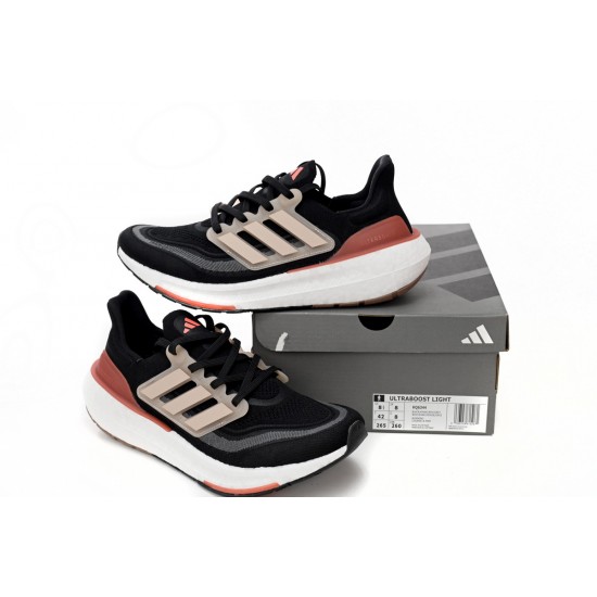 Adidas Ultra Boost 2023 Black Red Beige For Men Running Shoes HQ6344