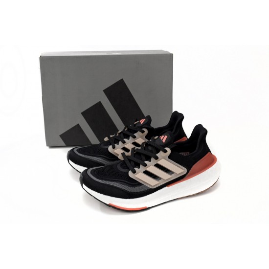 Adidas Ultra Boost 2023 Black Red Beige For Men Running Shoes HQ6344