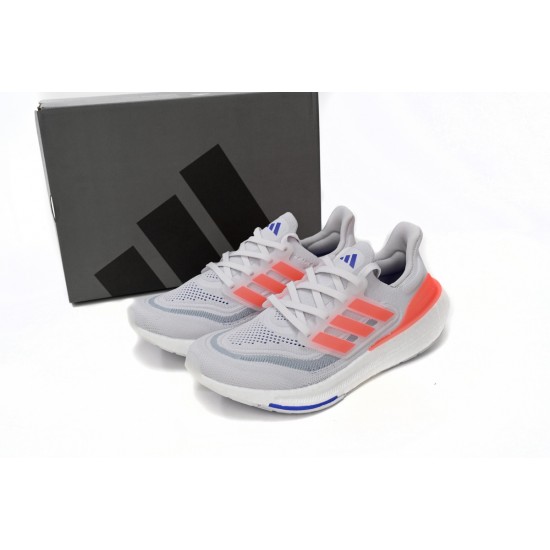 Adidas Ultra Boost 2023 Grey Red For Men Running Shoes HQ8596