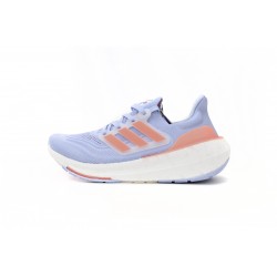 Adidas Ultra Boost 2023 Light Blue Orange For Women Running Shoes HQ6347 