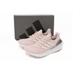 Adidas Ultra Boost 2023 Pink Grey White For Women Running Shoes HQ8600 