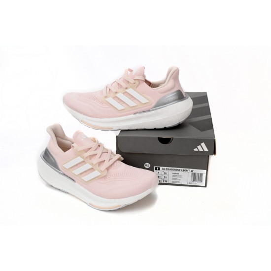 Adidas Ultra Boost 2023 Pink Grey White For Women Running Shoes HQ8600