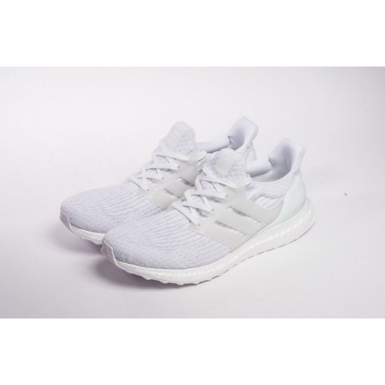 Adidas Ultra Boost 3 Triple White Real Boost For Women And Men Shoes BA8841