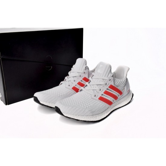 Adidas Ultra Boost 4 DNA Grey Red For Men Shoes FY9336