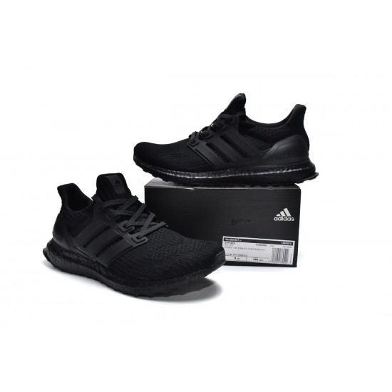 Adidas Ultra Boost 4 Triple Black For Men Shoes EH1420