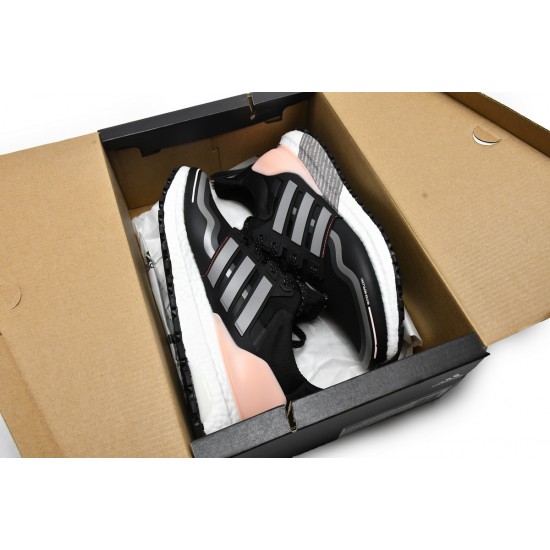 Adidas Ultra Boost Black Ash Powder Black Pink For Men Shoes FU9465