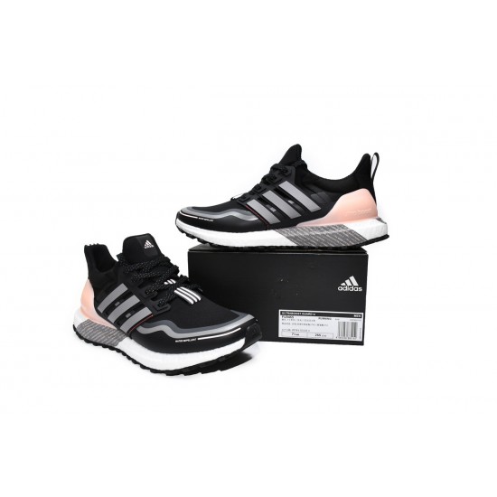 Adidas Ultra Boost Black Ash Powder Black Pink For Men Shoes FU9465