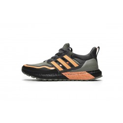 Adidas Ultra Boost Gray Black Orange For Men Shoes H67359 