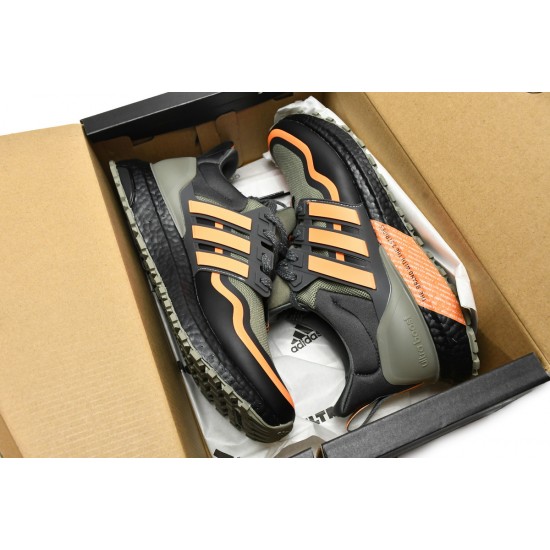 Adidas Ultra Boost Gray Black Orange For Men Shoes H67359