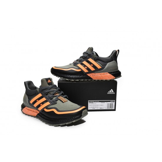 Adidas Ultra Boost Gray Black Orange For Men Shoes H67359