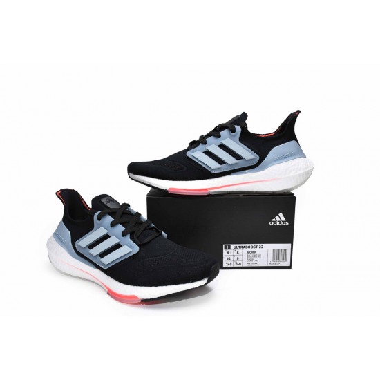 Adidas Ultra Boost 2022 Black Pink Blue For Men Shoes GX3060