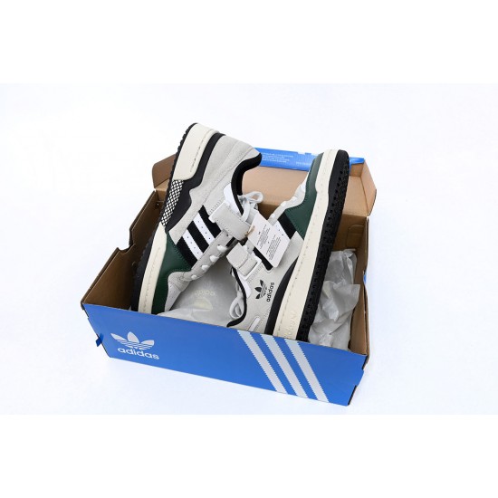 Atmos x Adidas Forum Low Greyish Dark Green White For Women And Men Shoes GY8203