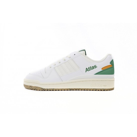 Atmos x Adidas Forum Low White Green For Women And Men Running Shoes HQ6996