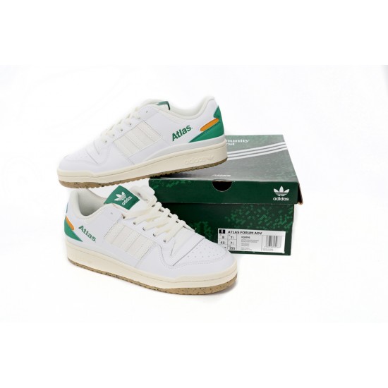 Atmos x Adidas Forum Low White Green For Women And Men Running Shoes HQ6996