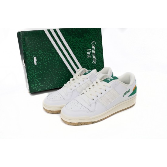 Atmos x Adidas Forum Low White Green For Women And Men Running Shoes HQ6996