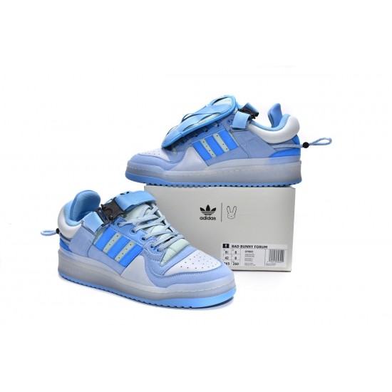 Bad Bunny x Adidas Originals Forum Low Blue Tint For Women And Men Running Shoes GY9693