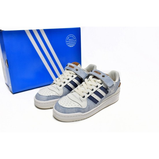 Quiccs x Adidas Forum Low Wash Jeans For Women And Men Running Shoes HQ6334