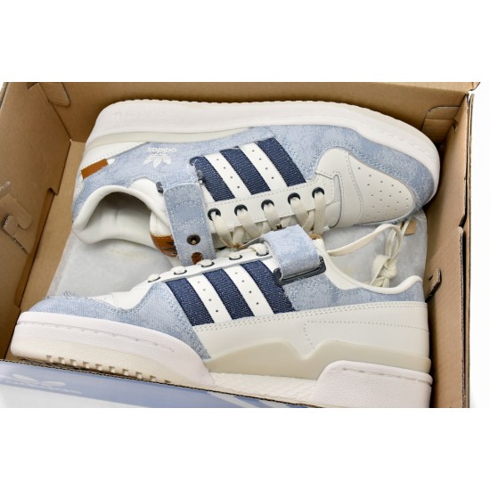 Quiccs x Adidas Forum Low Wash Jeans For Women And Men Running Shoes HQ6334