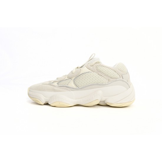 Yeezy 500 Bone White Beige For Women And Men Running Shoes FV3573