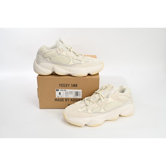 Yeezy 500 Bone White Beige For Women And Men Running Shoes FV3573