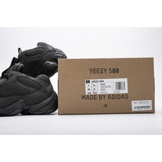 Yeezy 500 Utility Black For Women And Men Running Shoes F36640