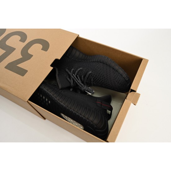 Yeezy Boost 350 V2 Black For Women And Men Running Shoes FU9006