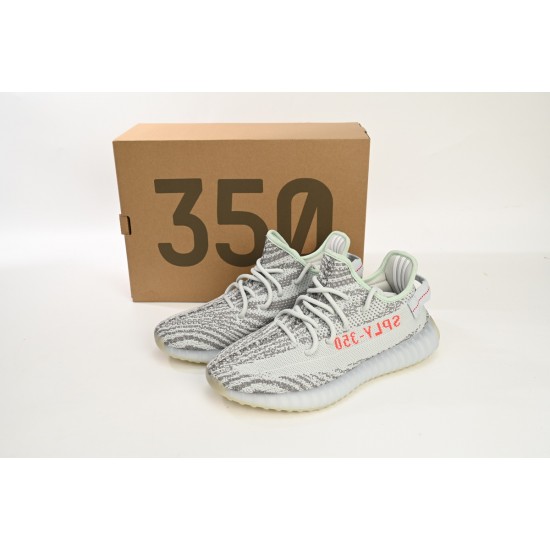 Yeezy Boost 350 V2 Blue Tint Grey For Women And Men Running Shoes B37571