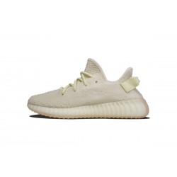 Yeezy Boost 350 V2 Butter Grey Lingt Yellow For Women And Men Running Shoes F36980 