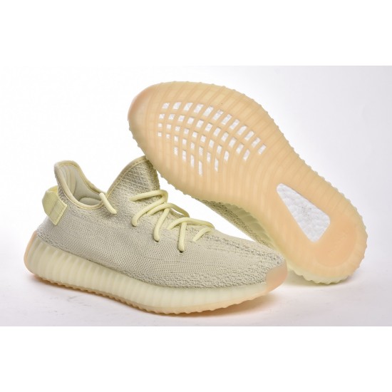 Yeezy Boost 350 V2 Butter Grey Lingt Yellow For Women And Men Running Shoes F36980