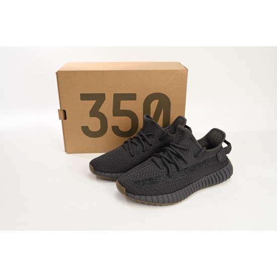 Yeezy Boost 350 V2 Cinder Reflective Black For Women And Men Running Shoes FY4176