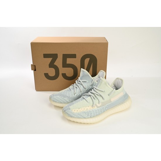 Yeezy Boost 350 V2 Cloud White Light Green For Women And Men Running Shoes FW3043