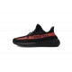 Yeezy Boost 350 V2 Core Black Red Real Boost For Women And Men Running Shoes BY9612