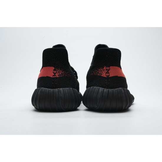 Yeezy Boost 350 V2 Core Black Red Real Boost For Women And Men Running Shoes BY9612