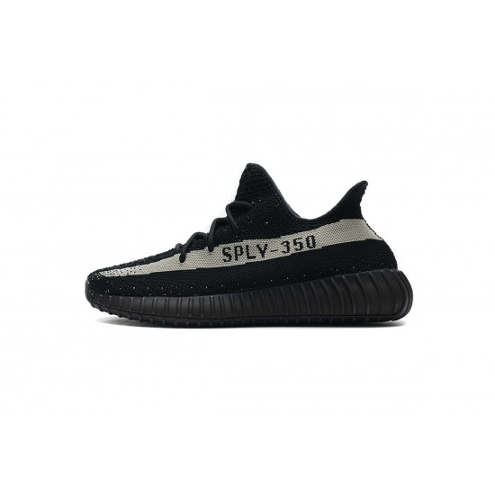 Yeezy Boost 350 V2 Core Black White Real Boost For Women And Men Running Shoes BY1604