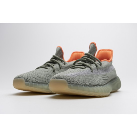 Yeezy Boost 350 V2 Desert Sage Grey Orange For Women And Men Running Shoes FX9035