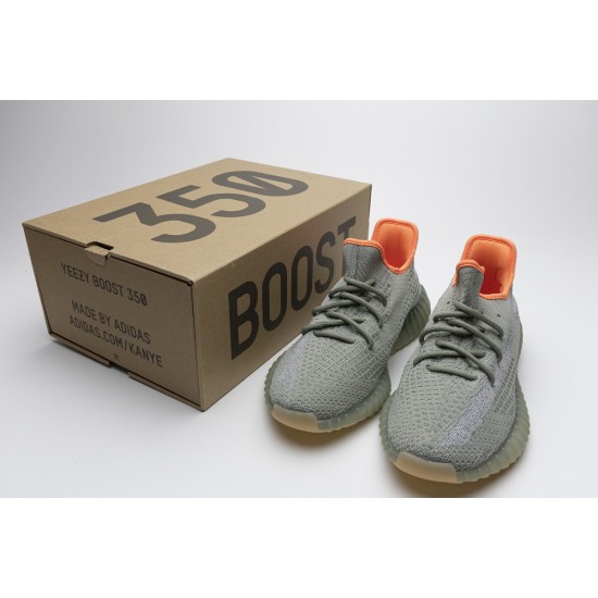 Yeezy Boost 350 V2 Desert Sage Grey Orange For Women And Men Running Shoes FX9035