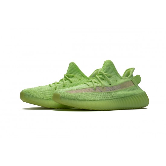 Yeezy Boost 350 V2 Glow In The Dark Green For Women And Men Running Shoes EG5293